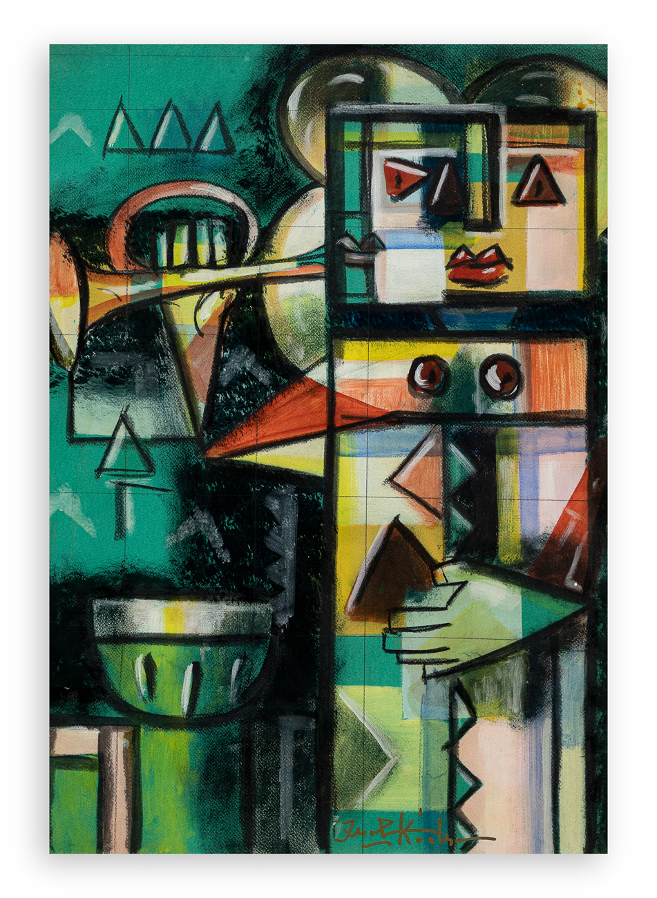 IBRAHIM KODRA (1918-2006) - Senza Titolo
