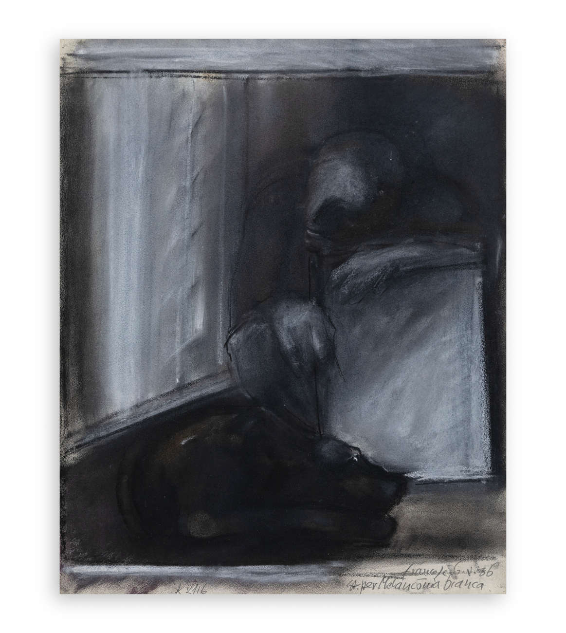 FRANCO FRANCESE  (1920-1996) - St. per melanconia bianca, 1986