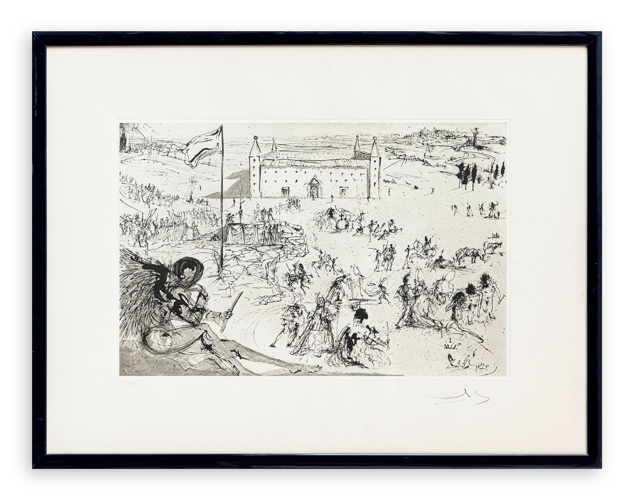 SALVADOR DALÌ (1904-1989) - Couronnement du roi d’Espagne 1963