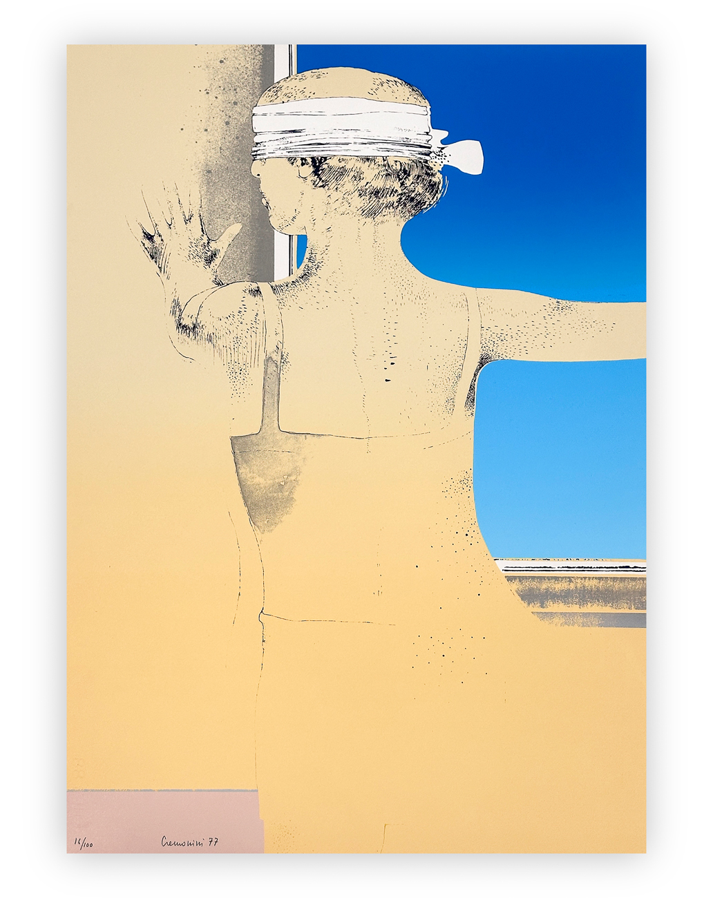 LEONARDO CREMONINI (1925-2010) - Senza Titolo, 1977