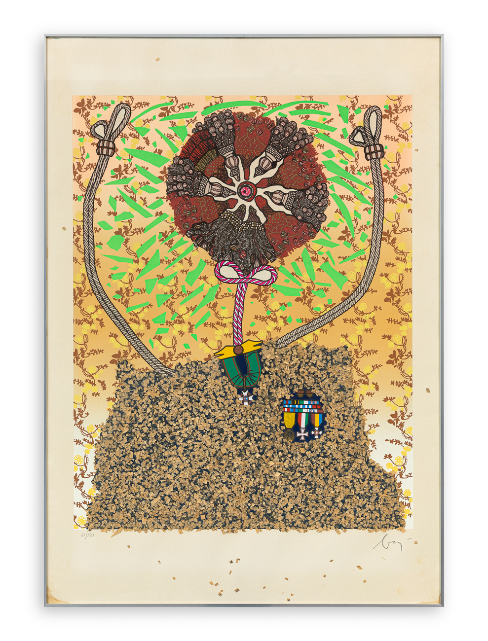 ENRICO BAJ (1924-2003) - Marceline Desbordes-Valmore, 1975