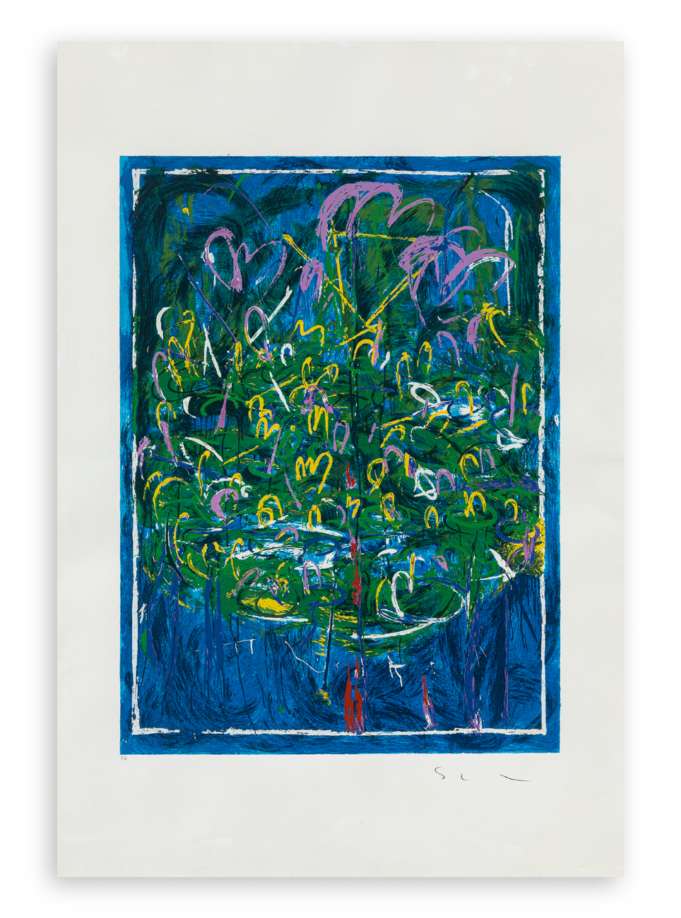 MARIO SCHIFANO (1934-1998) - Senza Titolo