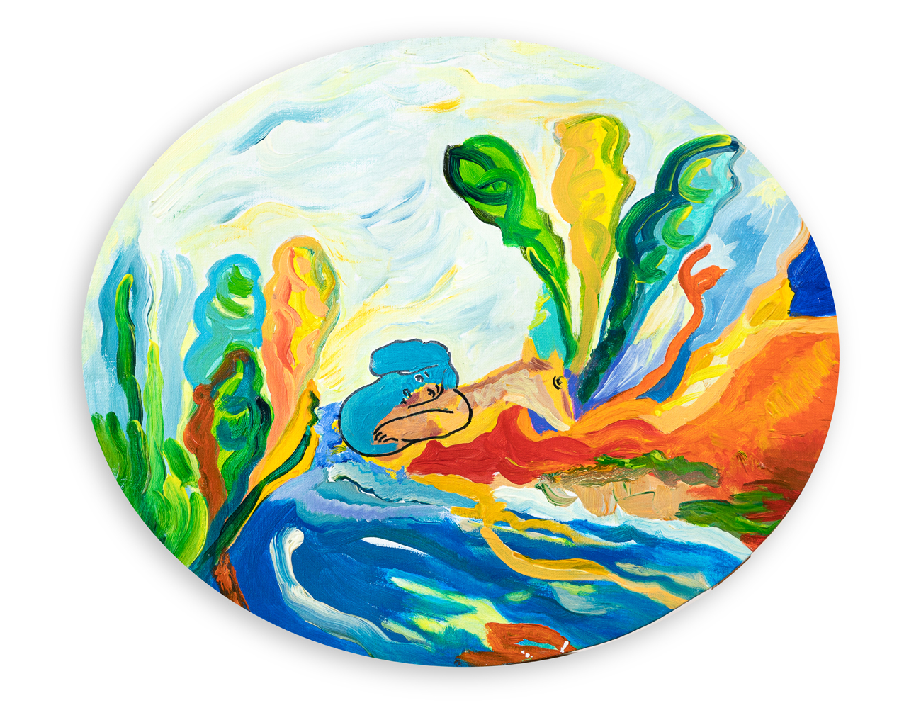 MIMMO GERMANÀ (1944-1992) - Sogno di Mirò, 1990