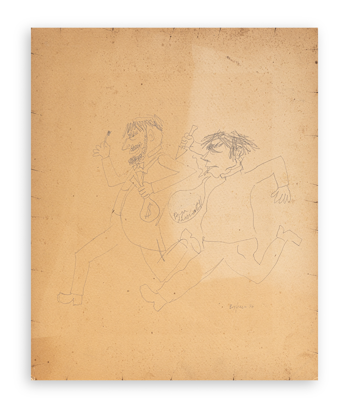 FRANZ BORGHESE (1941-2005) - Senza Titolo, 1976