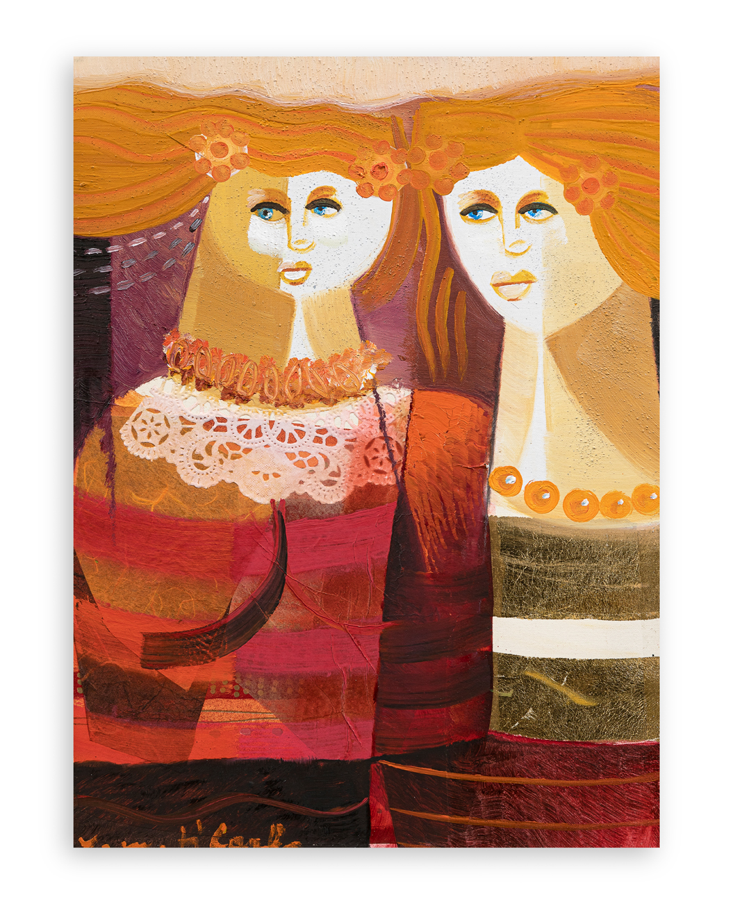 VITTORIO MARIA DI CARLO (1937-2015) - Le amiche, 2006