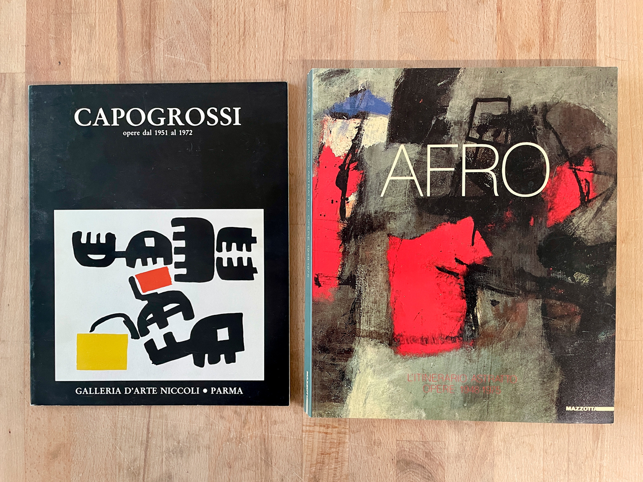 GIUSEPPE CAPOGROSSI E AFRO BASALDELLA - Lotto unico di 2 cataloghi: