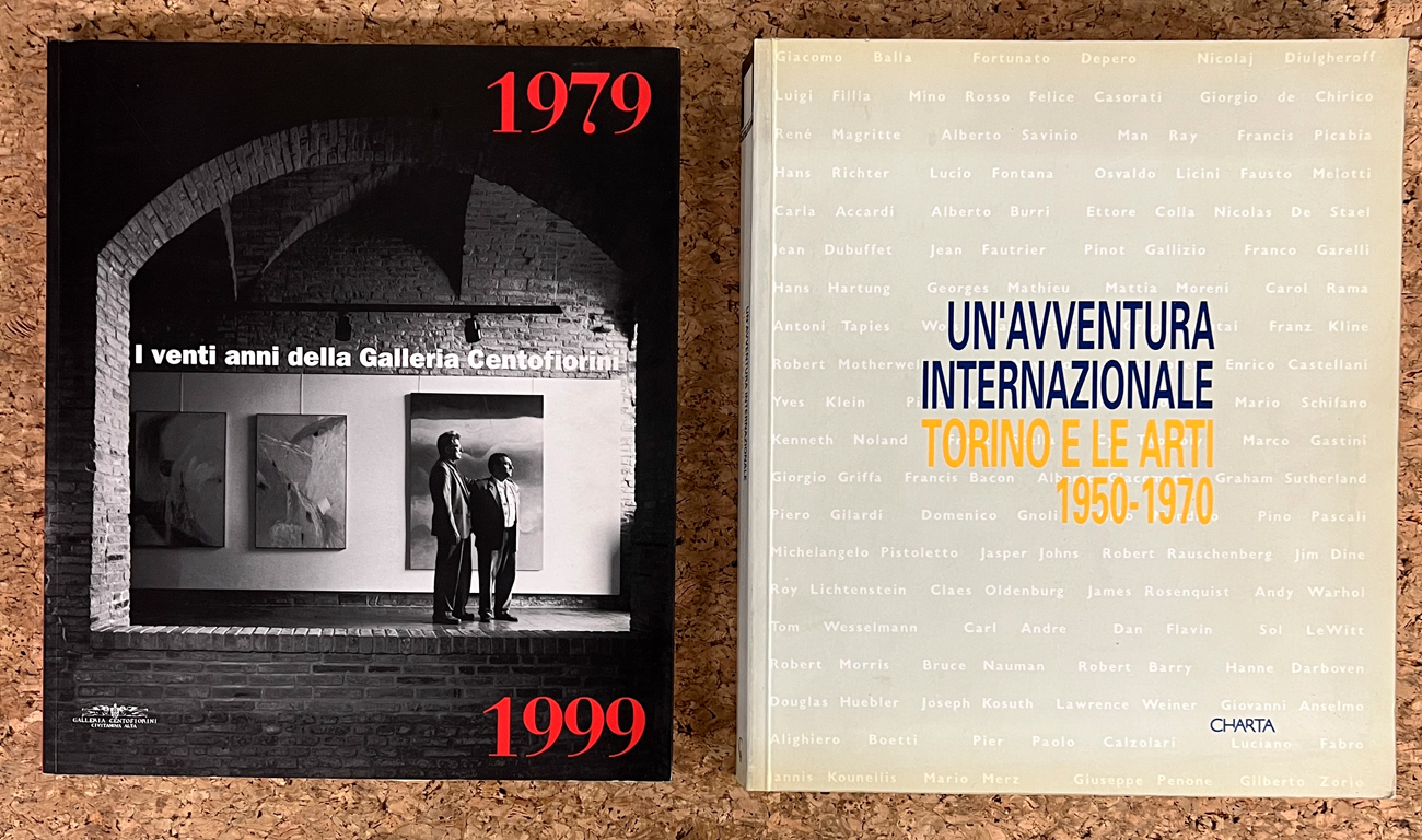 ARTE DEL DOPOGUERRA A TORINO E GALLERIA CENTOFIORINI - Lotto unico di 2 cataloghi