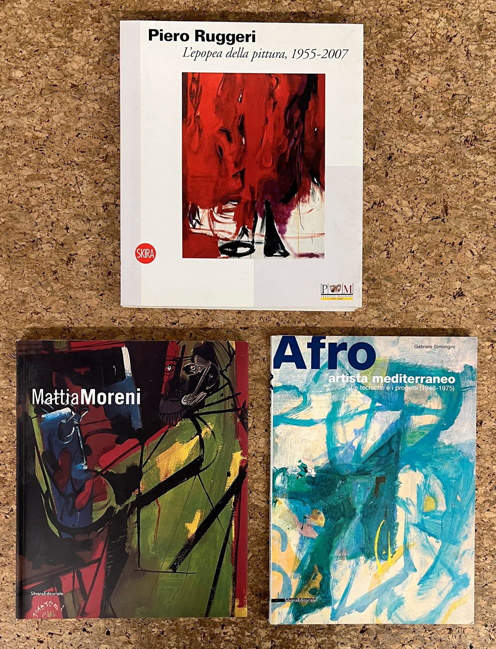 PIERO RUGGERI, MATTIA MORENI E AFRO BASALDELLA - Lotto unico di 3 cataloghi