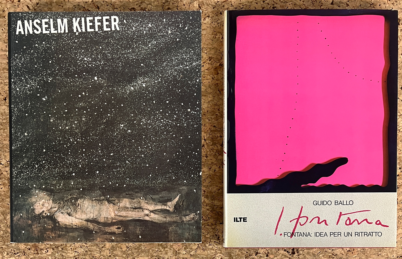 LUCIO FONTANA E ANSELM KIEFER - Lotto unico di 2 cataloghi