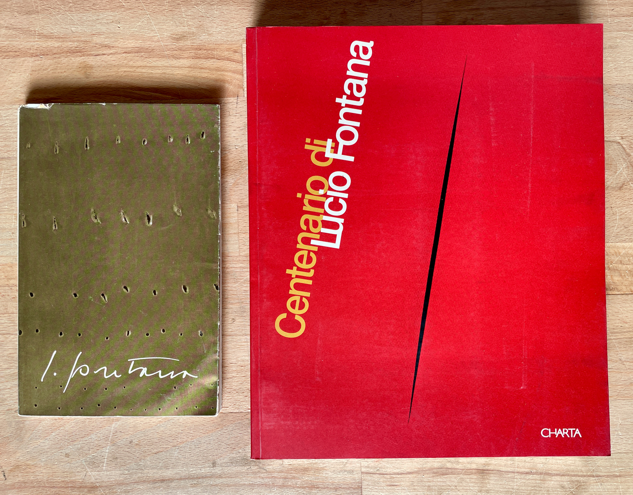 LUCIO FONTANA - Lotto unico di 2 cataloghi