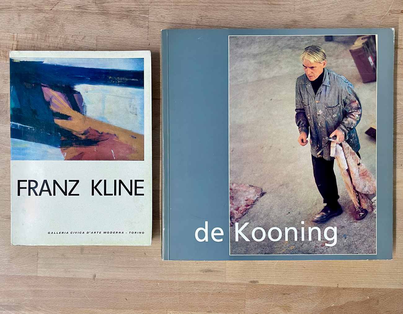 FRANZ KLINE E WILLEM DE KOONING - Lotto unico di 2 rari cataloghi