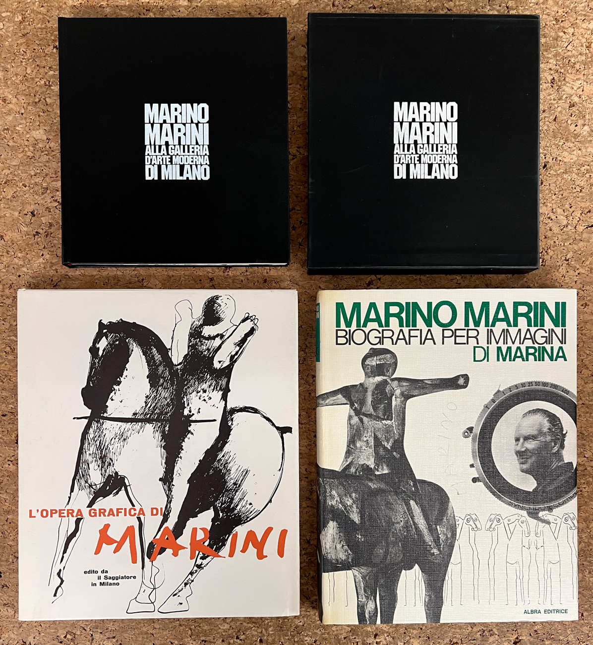 MARINO MARINI - Lotto unico di 3 cataloghi