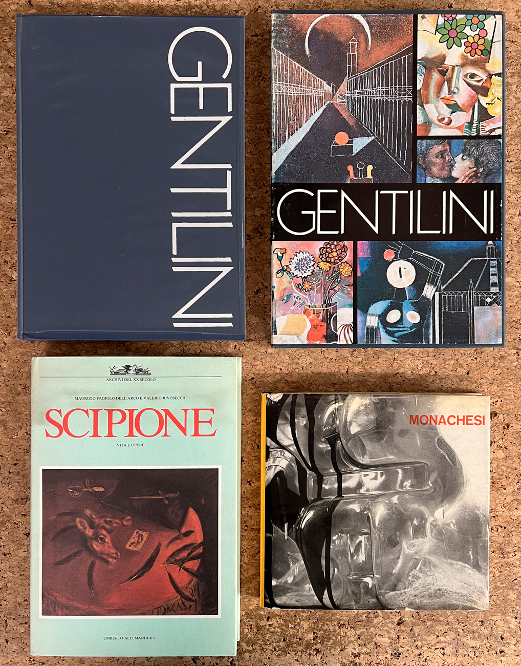 SANTE MONACHESI, SCIPIONE E FRANCO GENTILINI - Lotto unico di 3 cataloghi