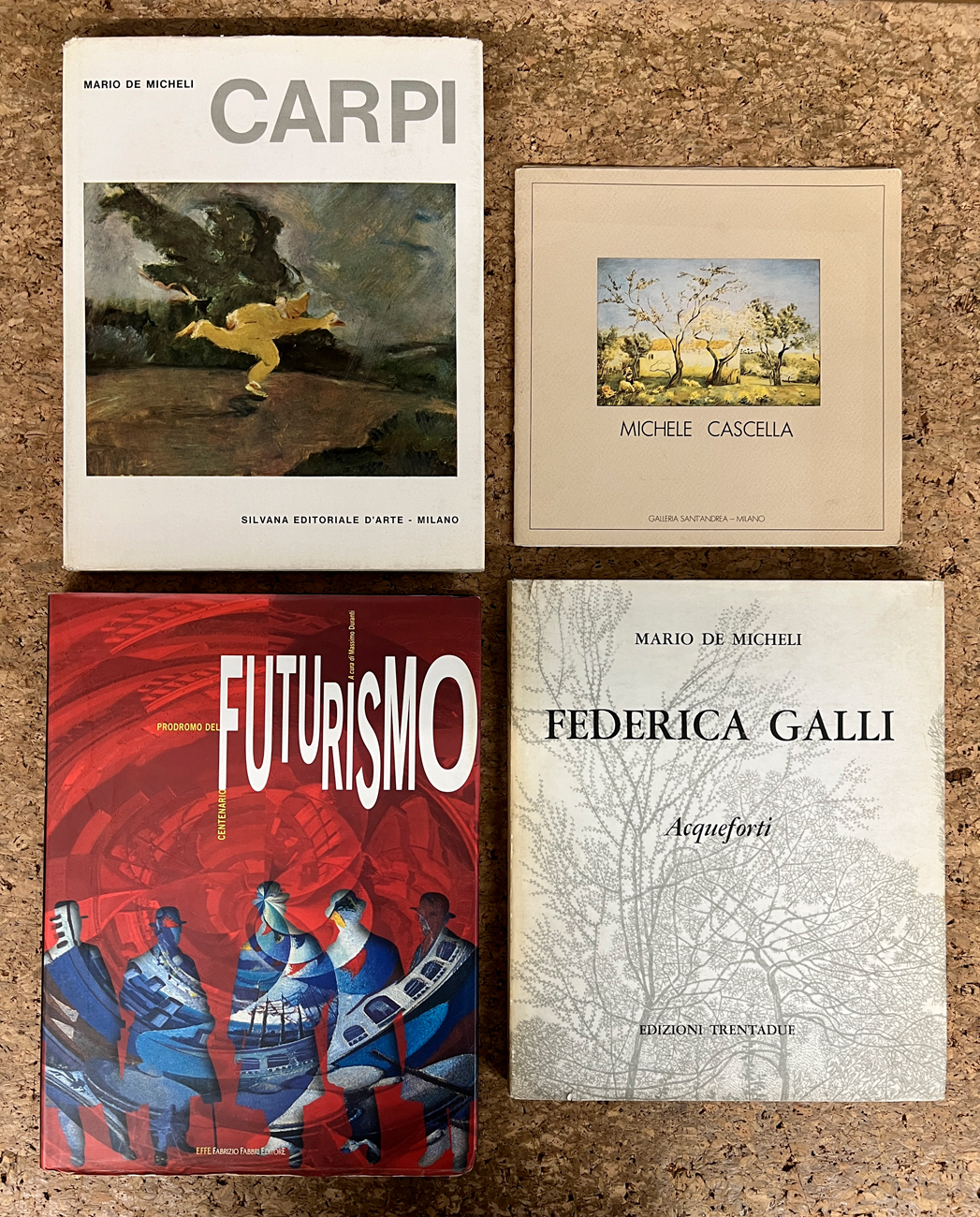 PITTURA FIGURATIVA ITALIANA DEL XX SECOLO - Lotto unico di 4 cataloghi