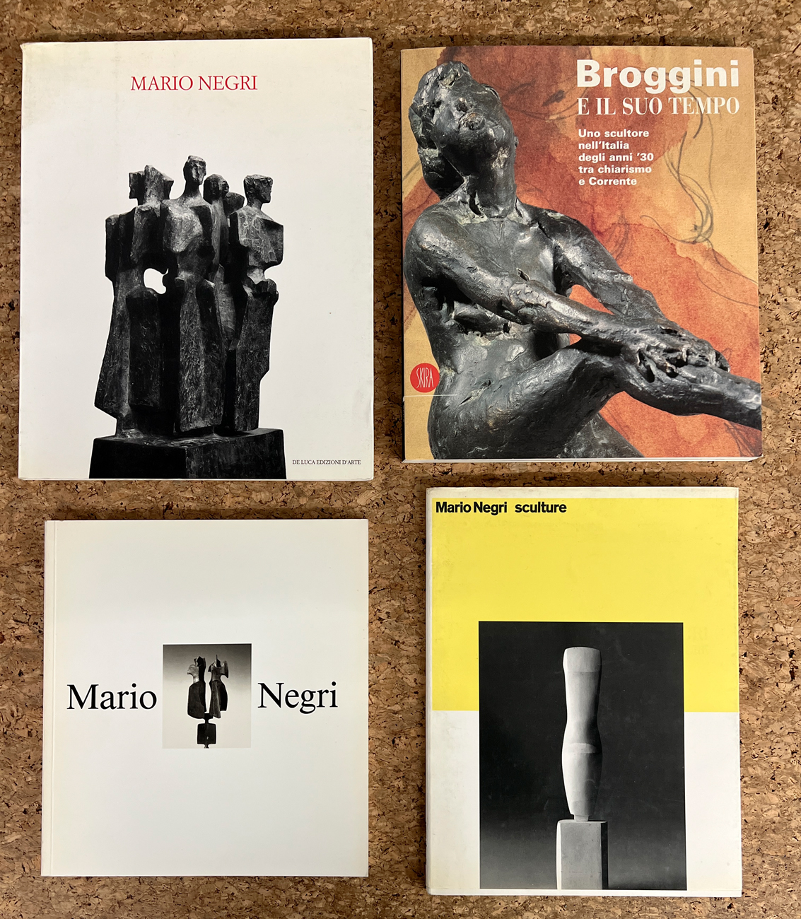 MARIO NEGRI E LUIGI BROGGINI - Lotto unico di 4 cataloghi