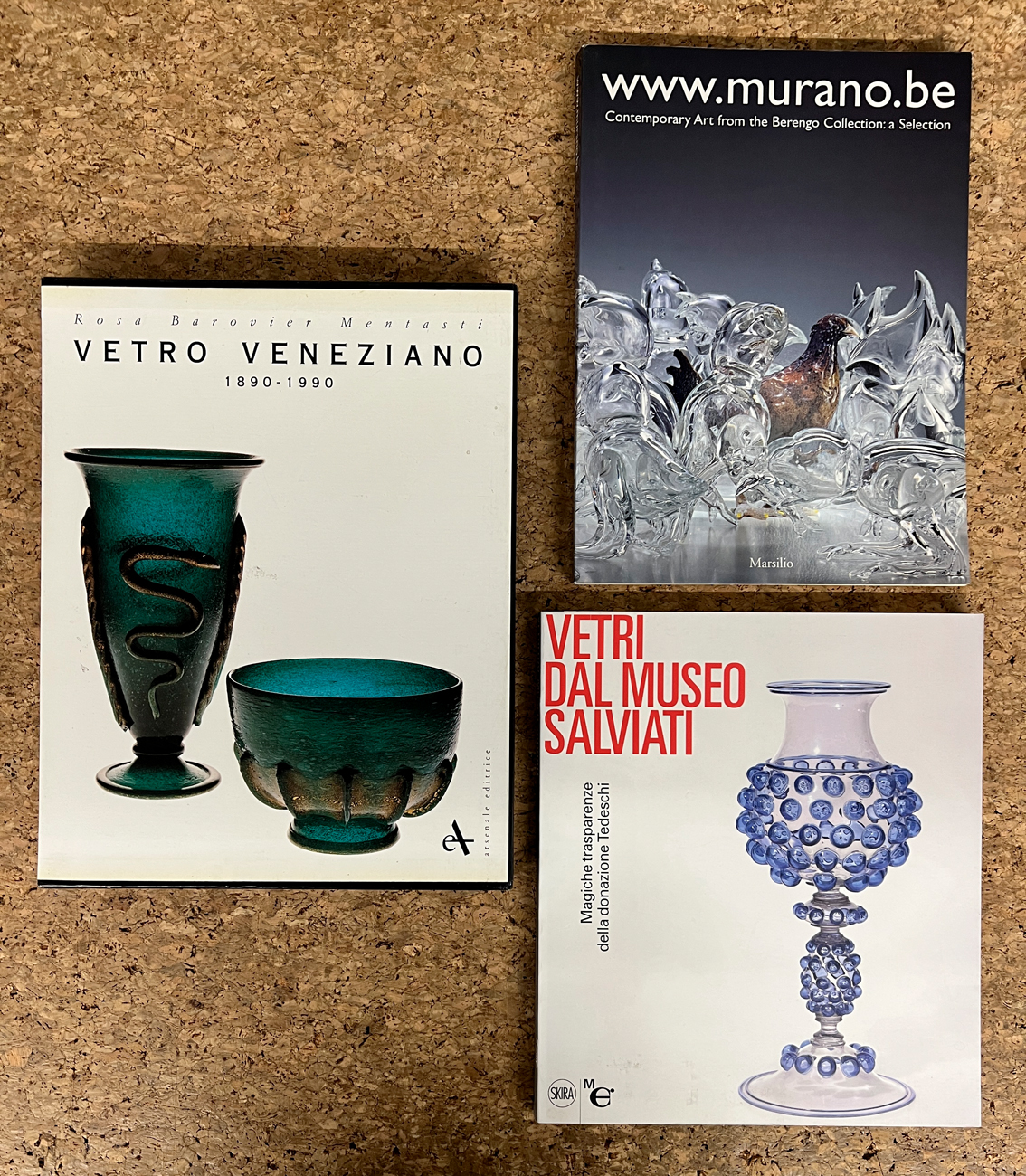 ARTE DEL VETRO  - Lotto unico di 3 cataloghi