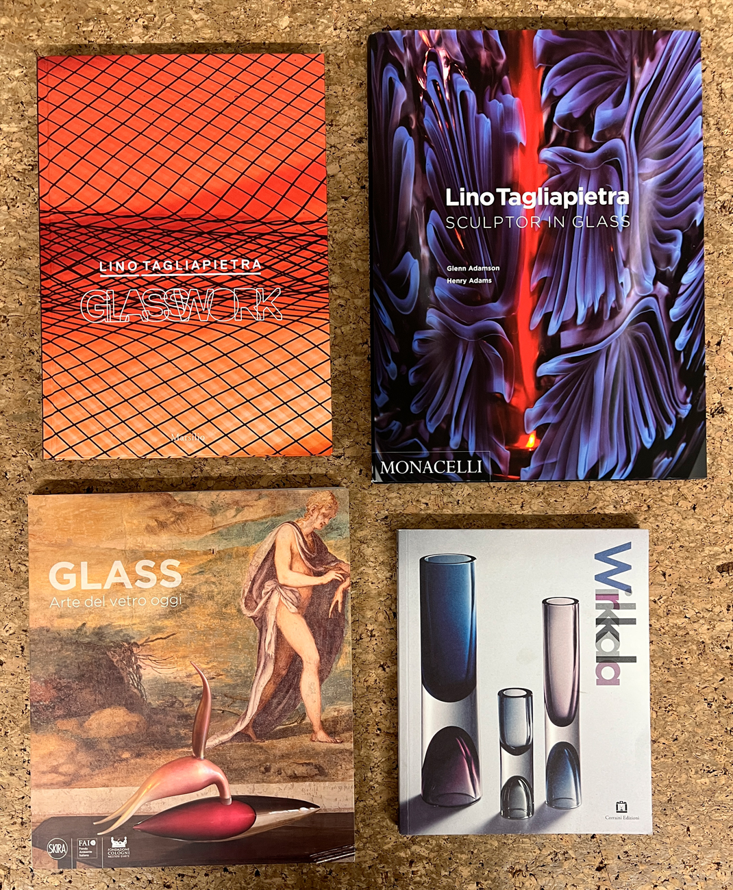 ARTE DEL VETRO - Lotto unico di 4 cataloghi