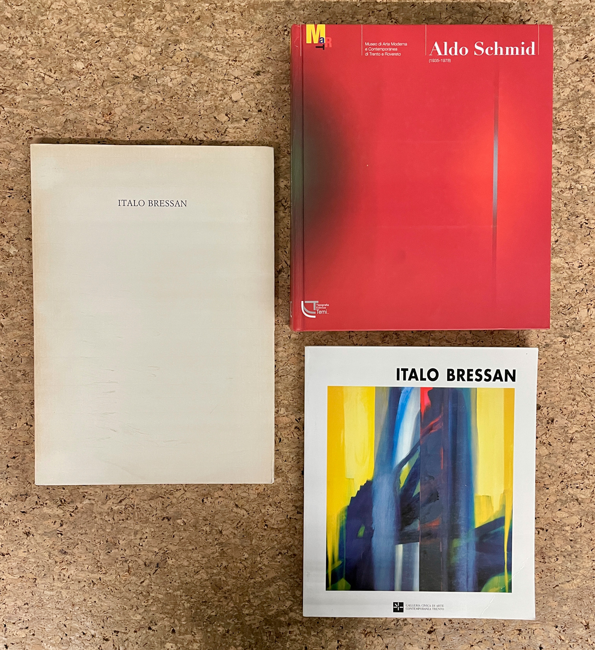 ALDO SCHMID E ITALO BRESSAN - Lotto unico di 3 cataloghi