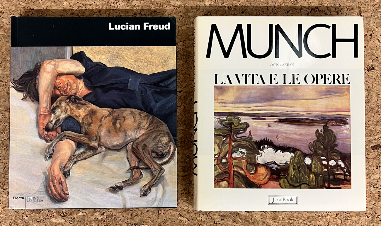 LUCIAN FREUD E EDWARD MUNCH - Lotto unico di 2 cataloghi