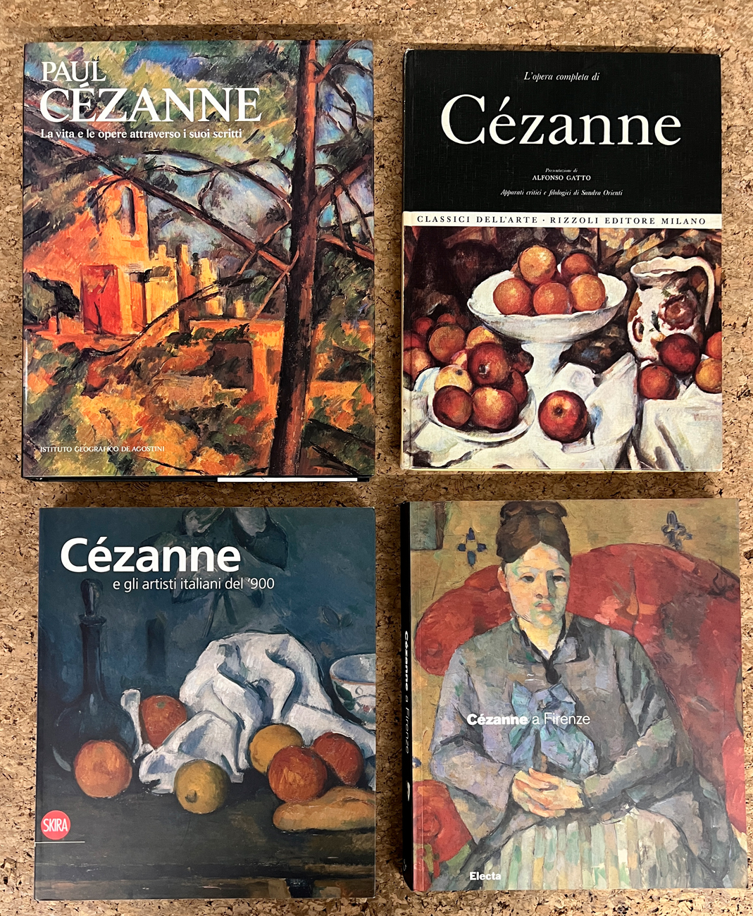 PAUL CÉZANNE - Lotto unico di 4 cataloghi