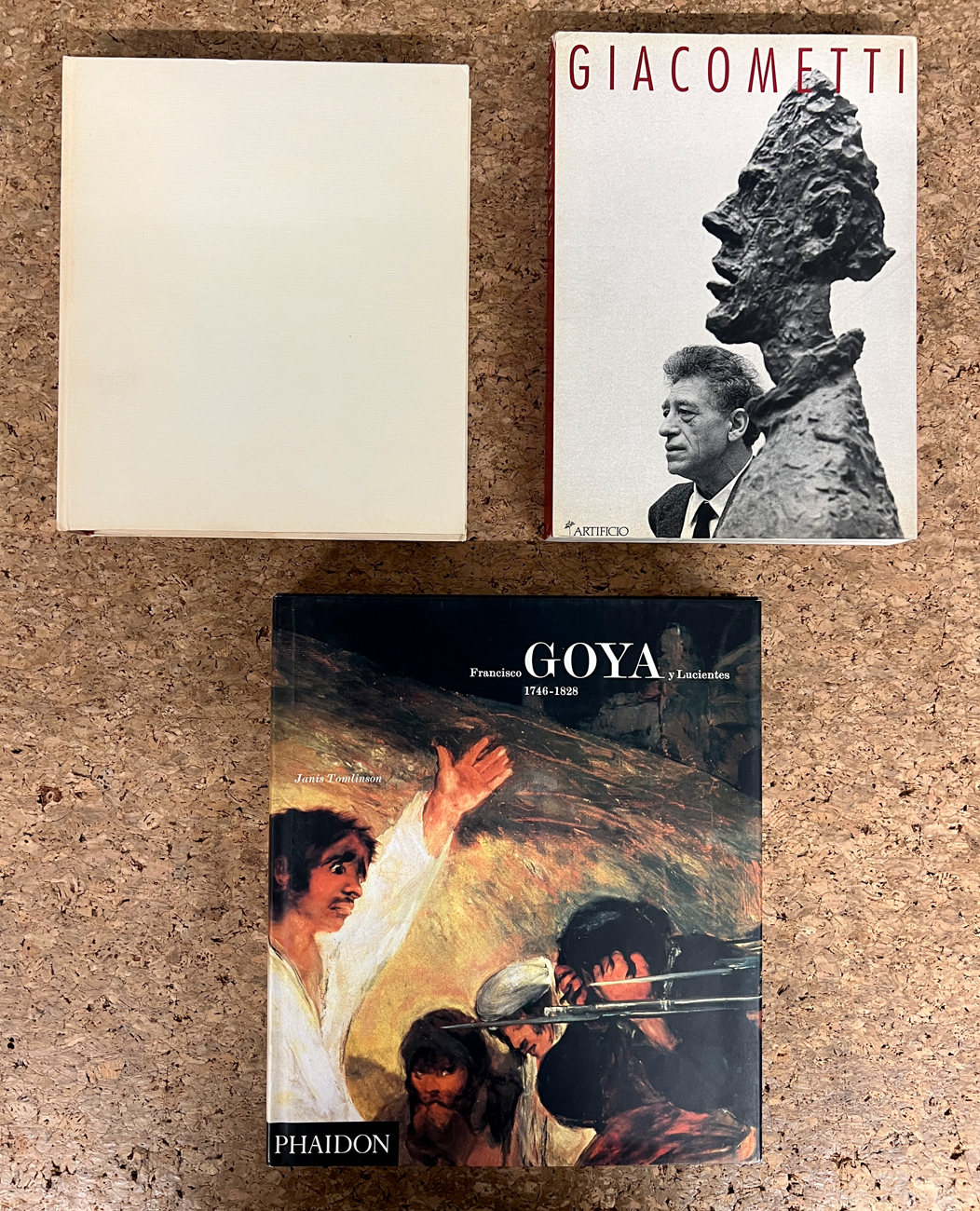 ALBERTO GIACOMETTI E FRANCISCO GOYA - Lotto unico di 3 cataloghi