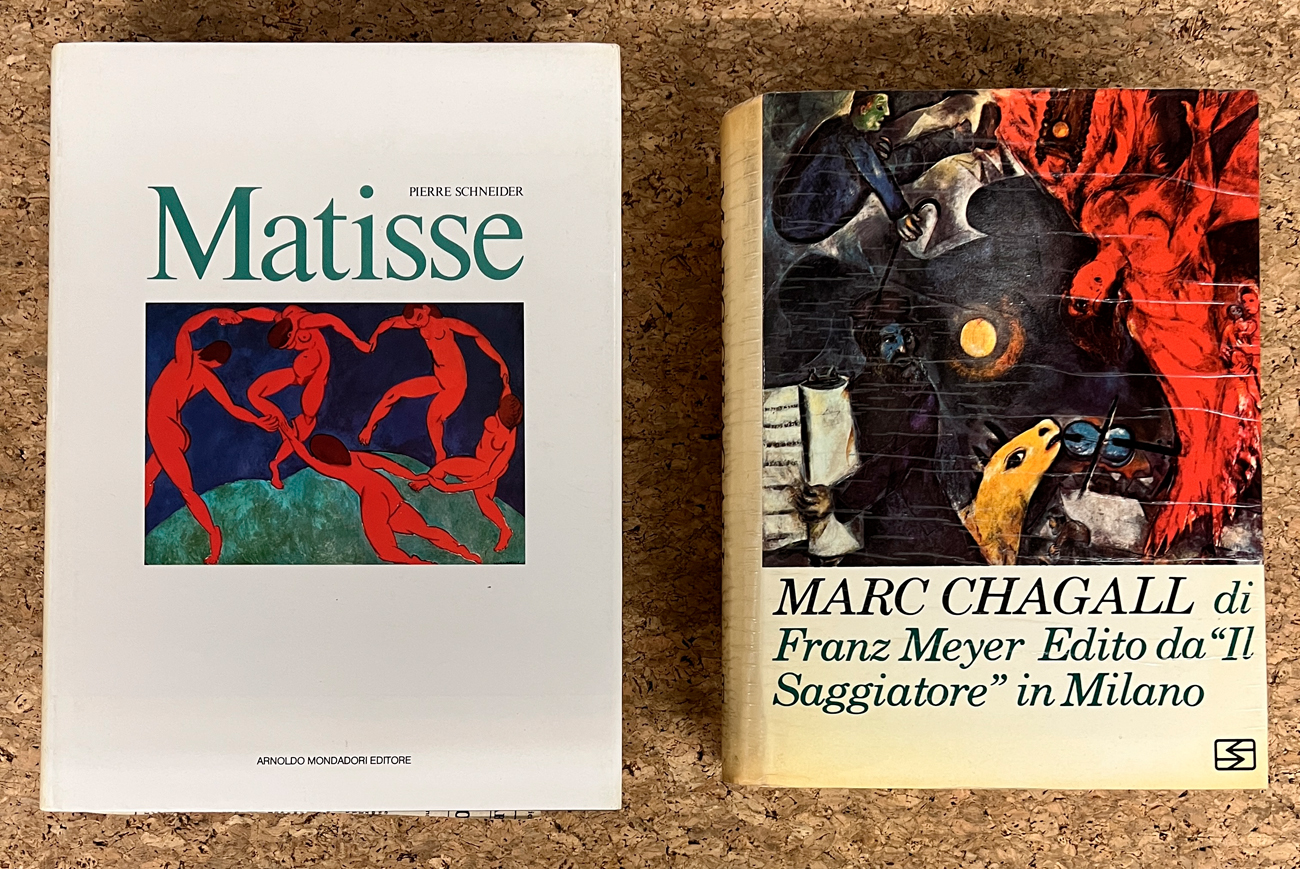 GRANDI MAESTRI (MATISSE E CHAGALL) - Lotto unico di 2 imponenti cataloghi