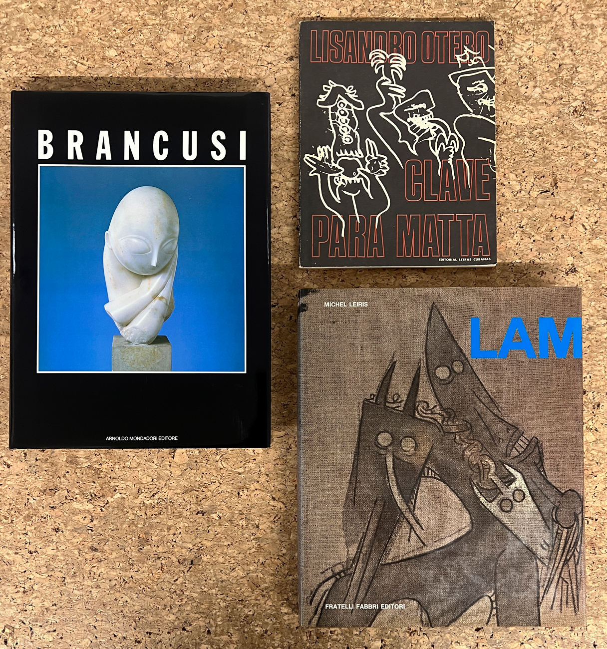 WILFREDO LAM, SEBASTIAN MATTA E COSTANTIN BRANCUSI - Lotto unico di 3 cataloghi