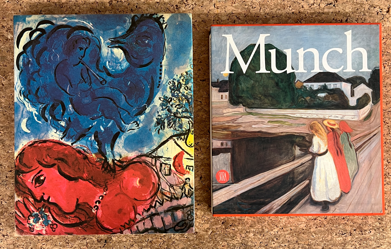 EDVARD MUNCH E MARC CHAGALL - Lotto unico di 2 cataloghi