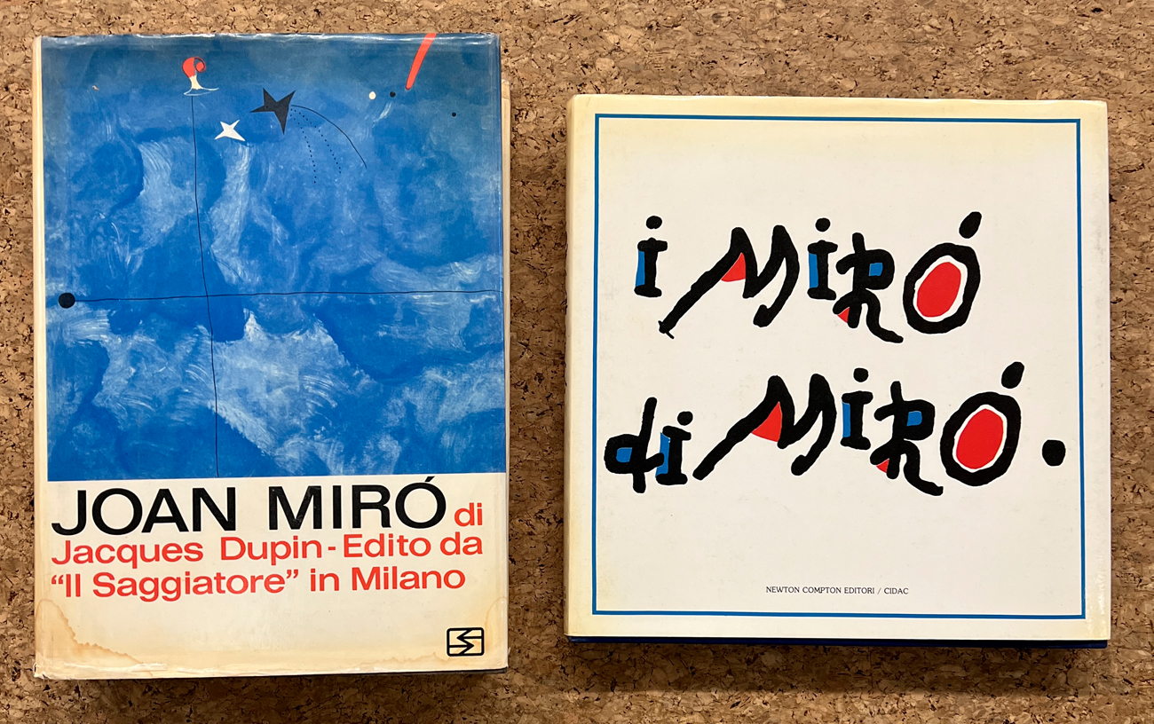 JOAN MIRÓ - Lotto unico di 2 cataloghi