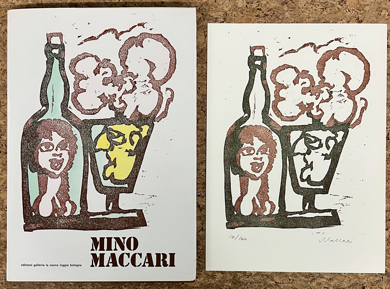 CATALOGHI CON OPERE ALL'INTERNO (MINO MACCARI) - Mino Maccari, 1970