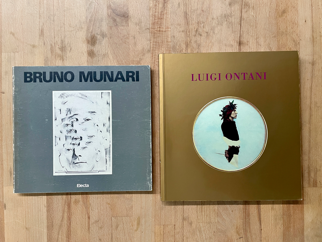 LUIGI ONTANI E BRUNO MUNARI - Lotto unico di 2 cataloghi