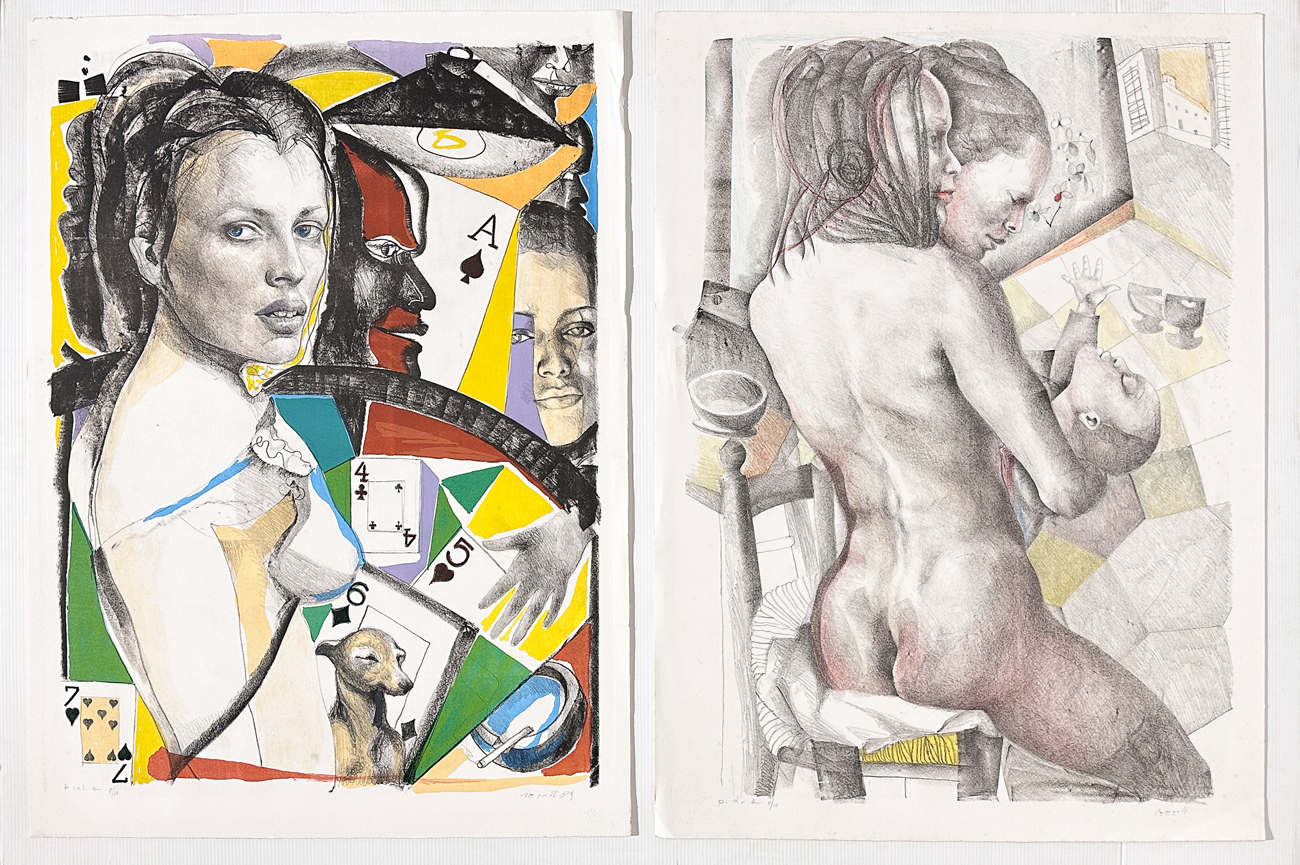 UGO ATTARDI (1923-2006) - Lotto unico composto da 2 opere grafiche