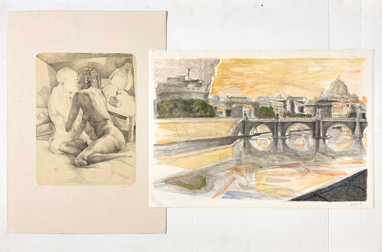 UGO ATTARDI (1923-2006) - Lotto unico composto da 2 opere grafiche
