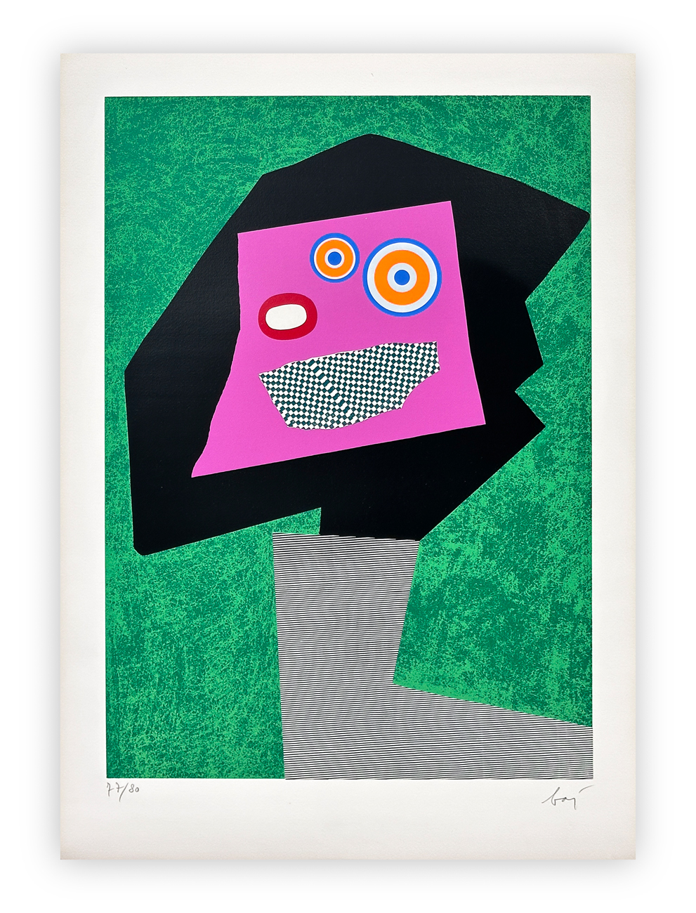 ENRICO BAJ (1927-2003) - Personaggio, 1969