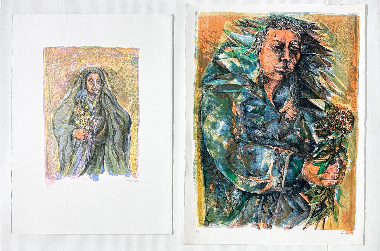 SAVERIO TERRUSO (1939-2003) - Lotto unico composto da 2 opere_