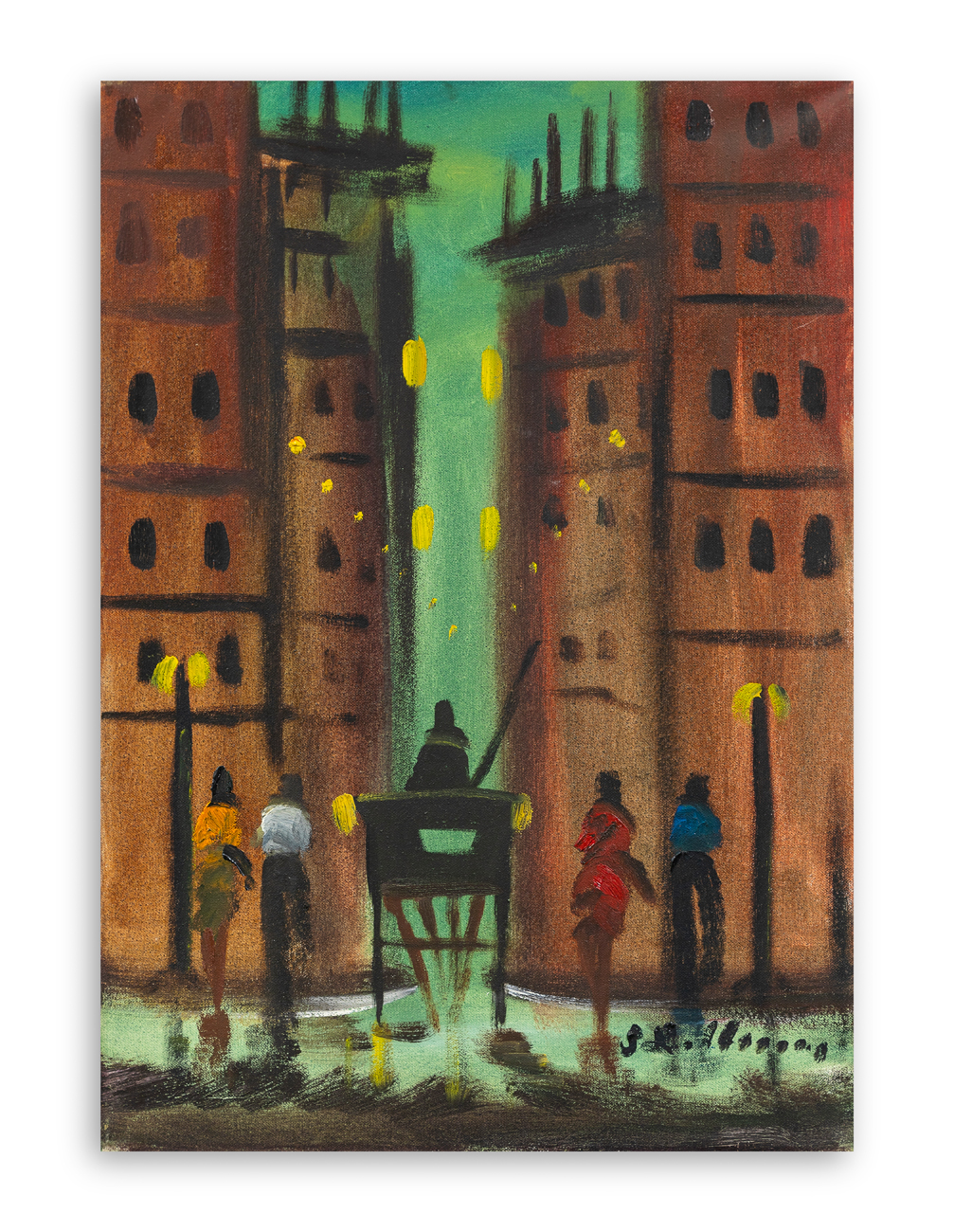 AUTORE INDECIFRATO - Senza Titolo