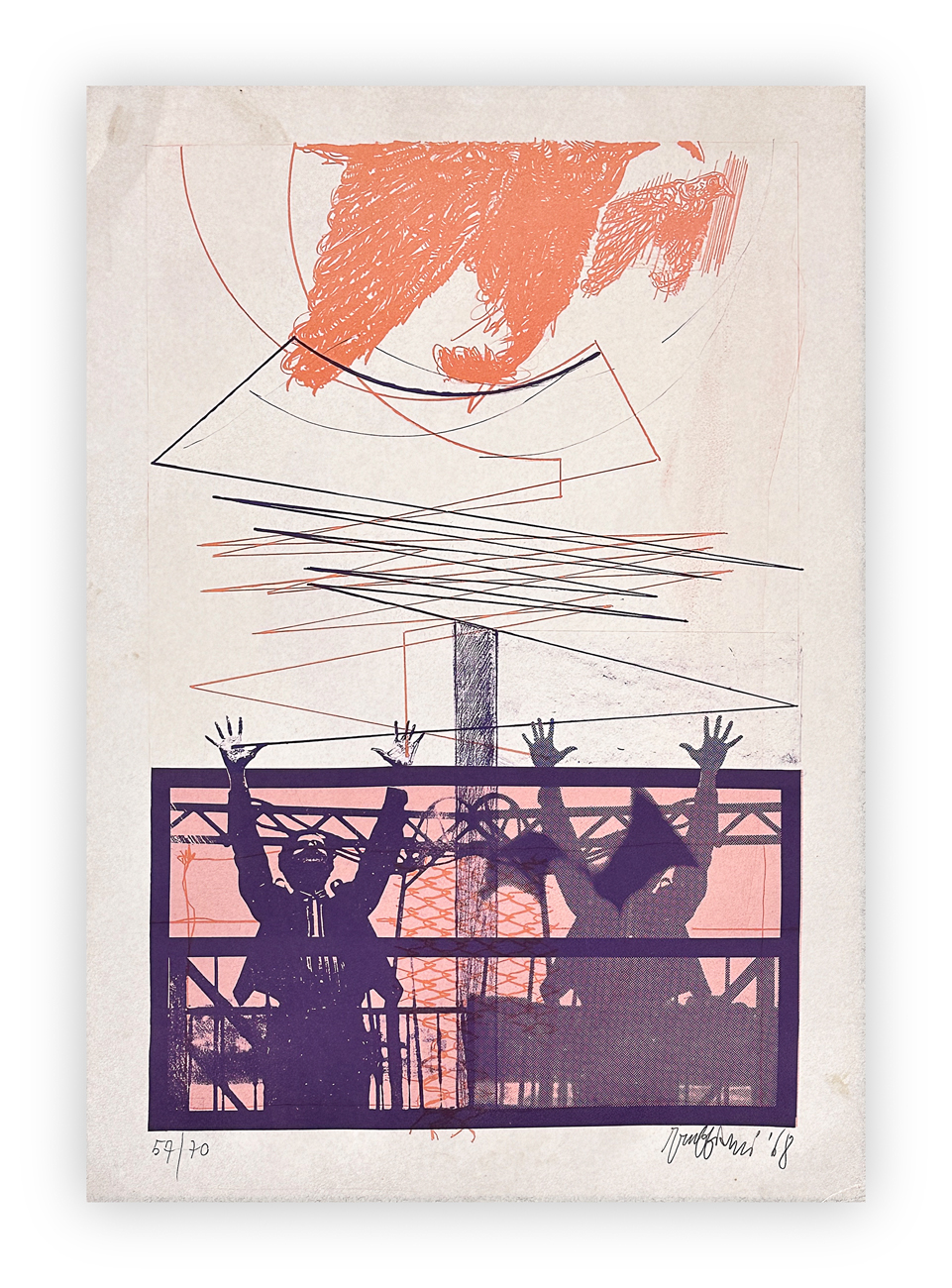 VALERIANO TRUBBIANI (1937-2020) - Senza Titolo, 1968