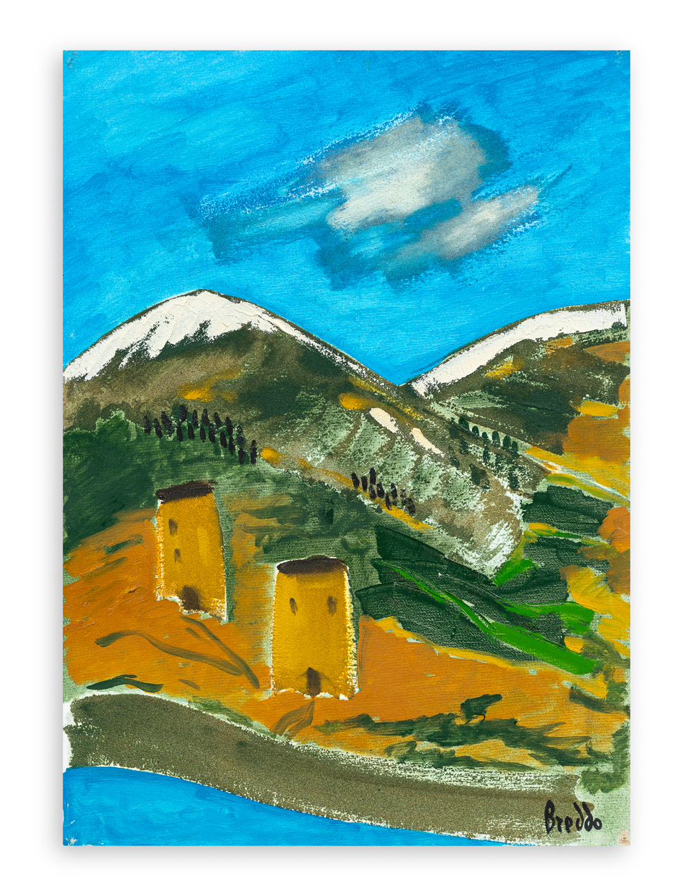 GASTONE BREDDO (1915-1991) - Senza Titolo