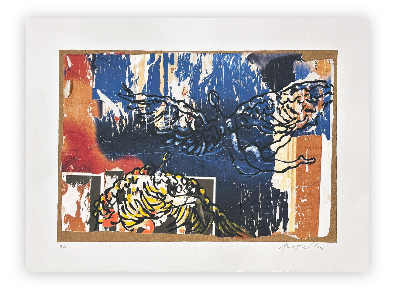 MIMMO ROTELLA (1918-2006) - L'Angelo cattivo