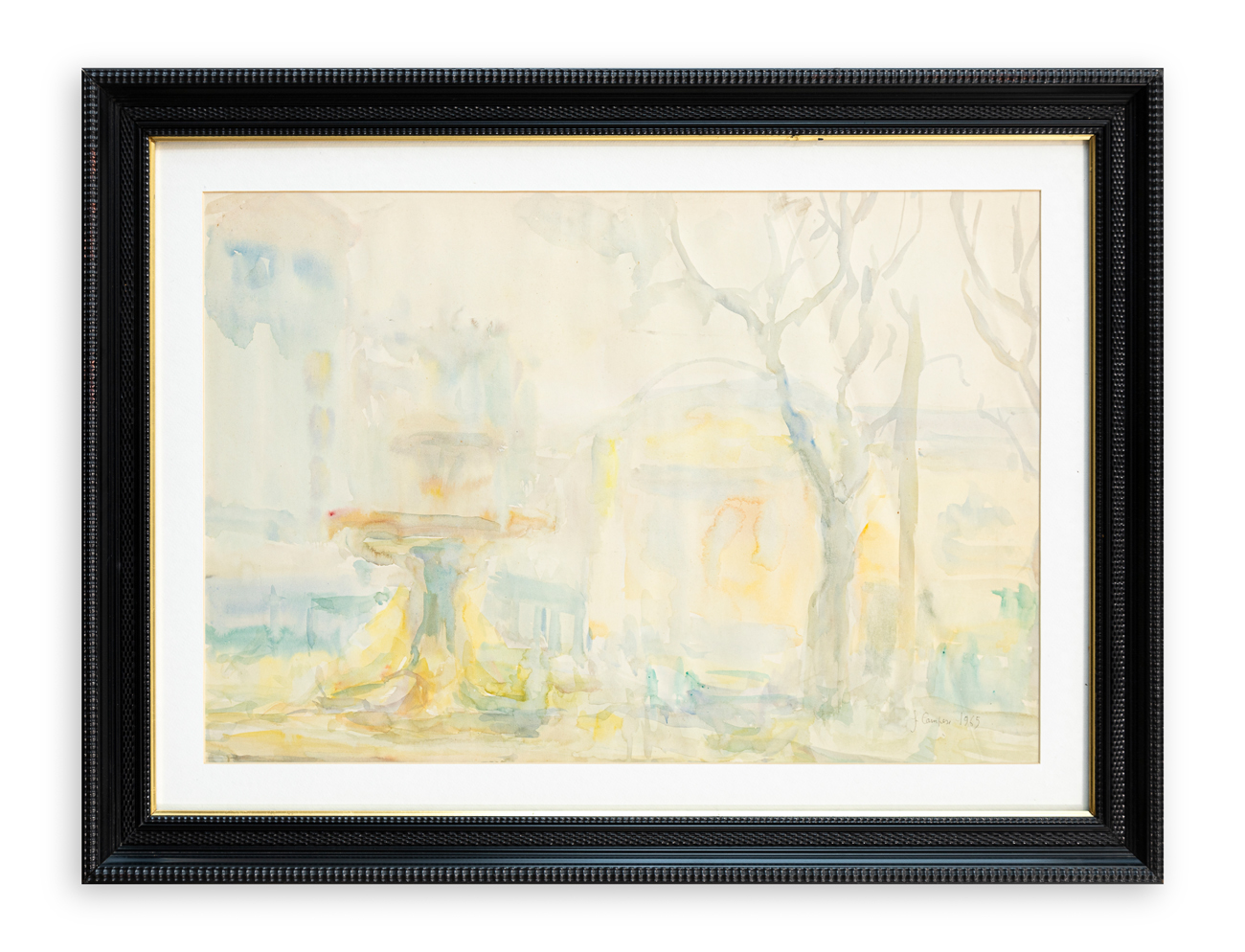 GIUSEPPE CAMPESE (1924-2000) - Milano: Piazza Fontana, 1965