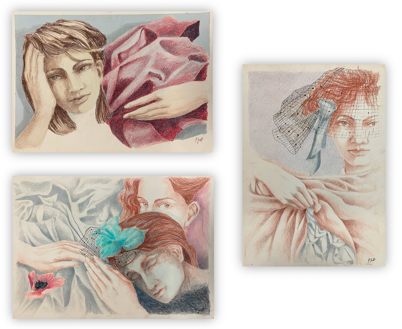 PAOLA GROTT (1951-2022) - Lotto unico di 3 opere