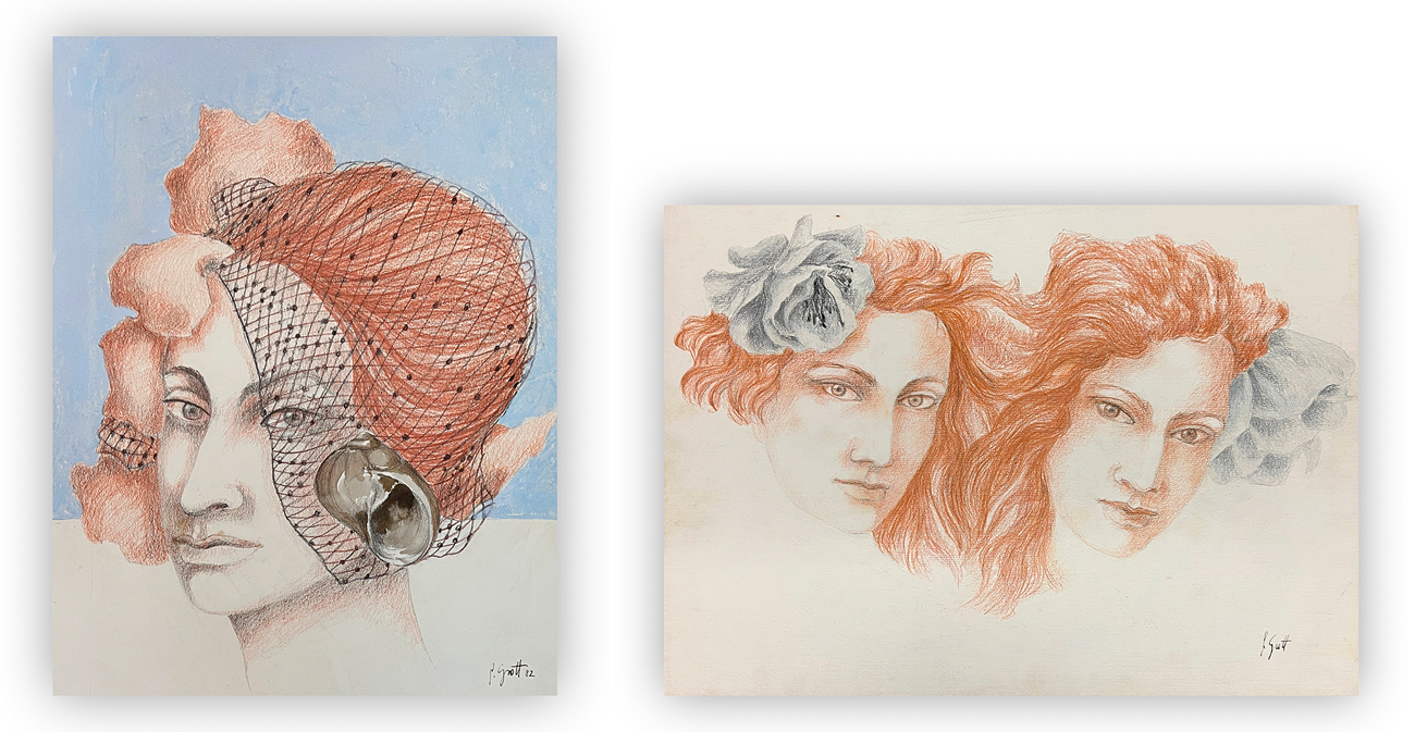 PAOLA GROTT (1951-2022) - Lotto unico di 2 opere
