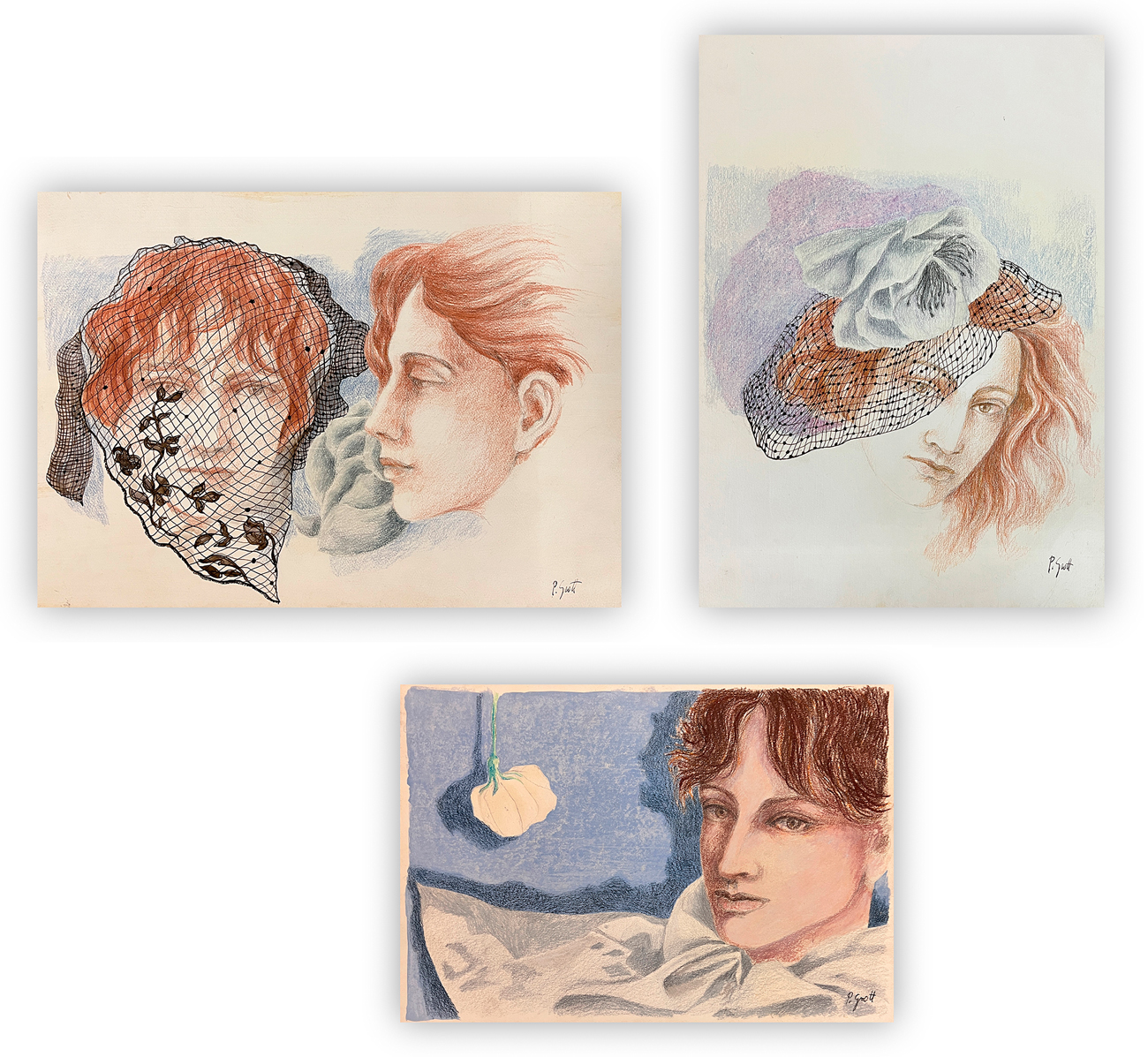 PAOLA GROTT (1951-2022) - Lotto unico di 3 opere