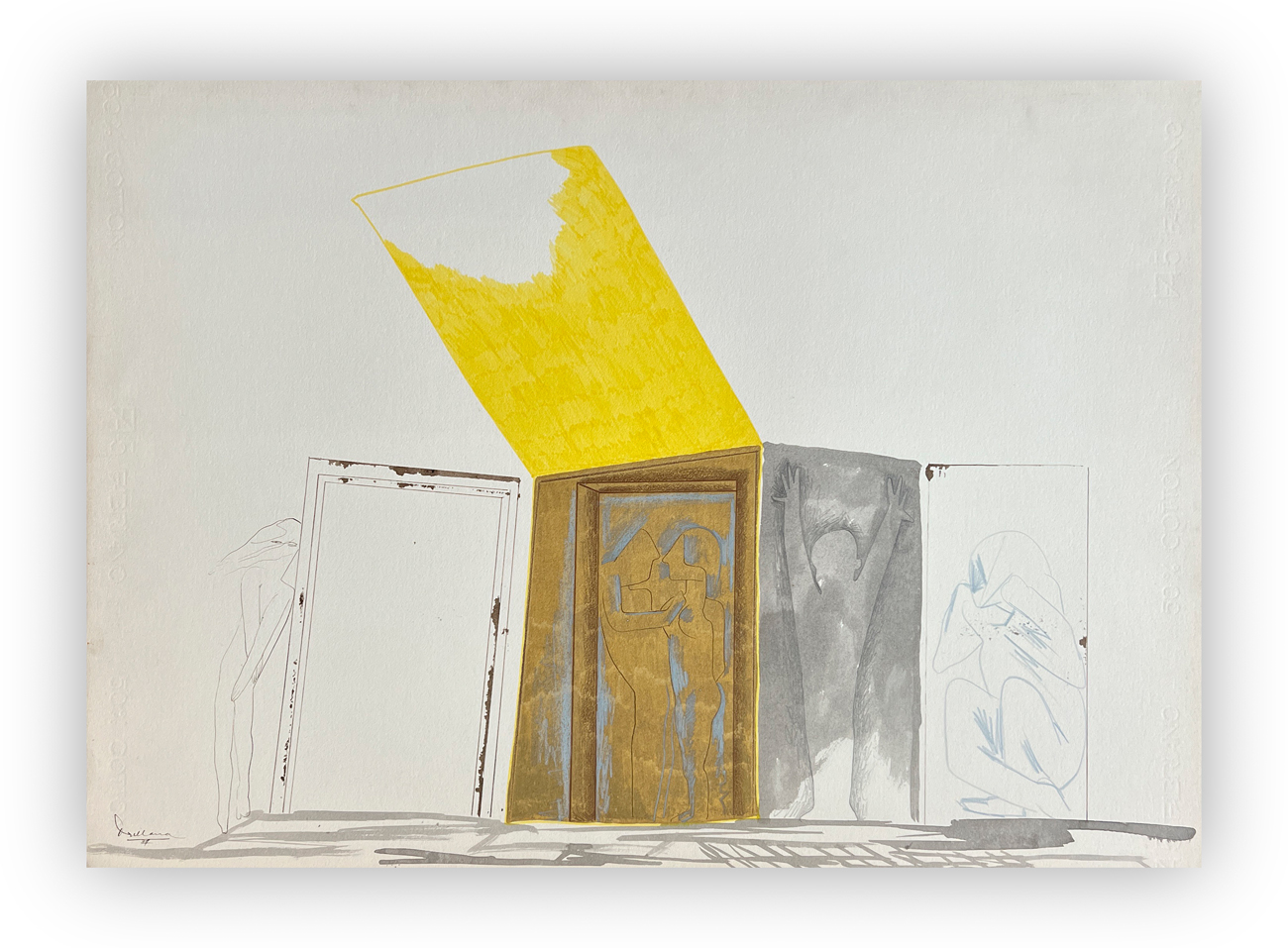 GASTON ORELLANA (1933) - Senza Titolo, 1987