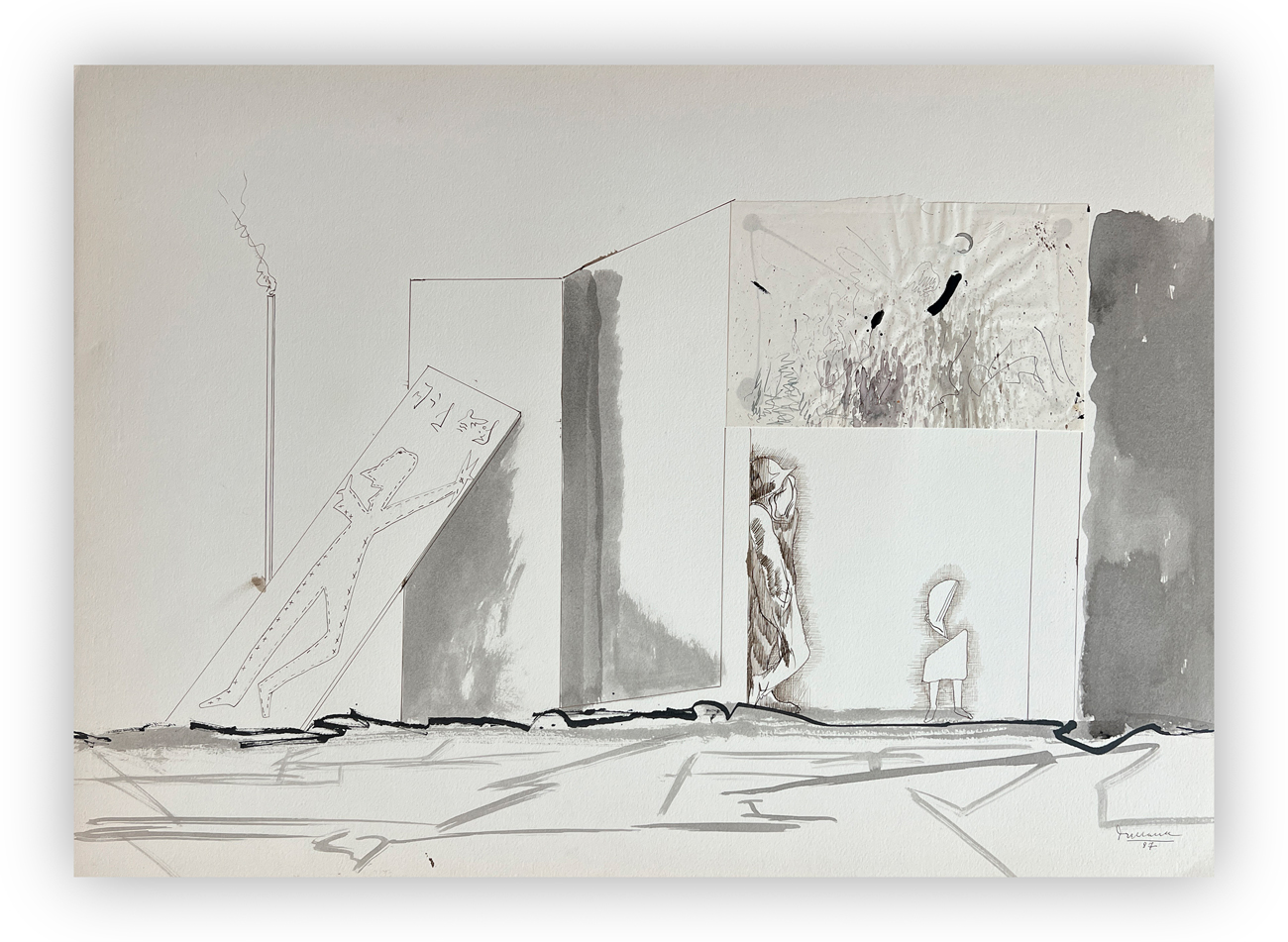 GASTON ORELLANA (1933) - Senza Titolo, 1987