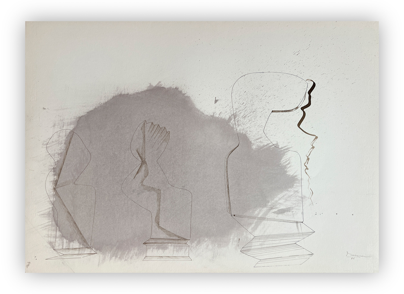 GASTON ORELLANA (1933) - Senza Titolo, 1986