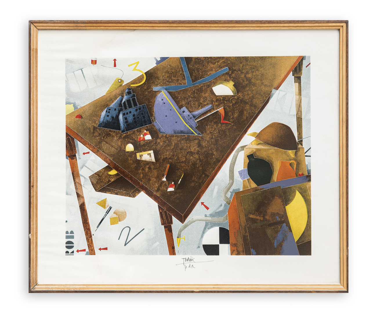 EMILIO TADINI (1927-2002) - La tavola dei naufraghi, 1988