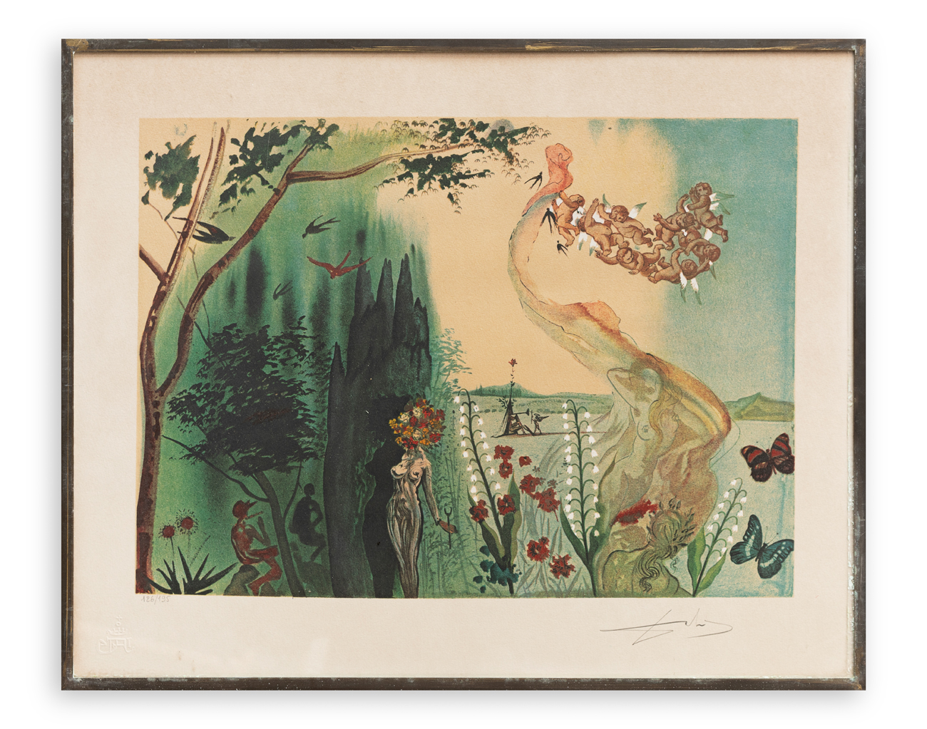 SALVADOR DALÌ (1904-1989) - Le quattro stagioni: Primavera, 1972