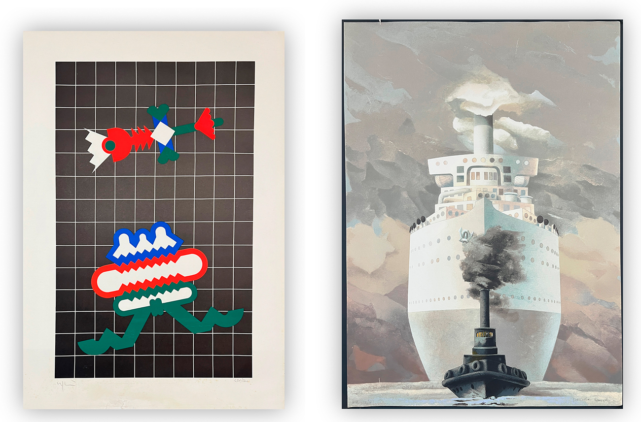 AUTORI VARI (RENATO VOLPINI E GRAZIELLA MARCHI) - Lotto unico di 2 opere