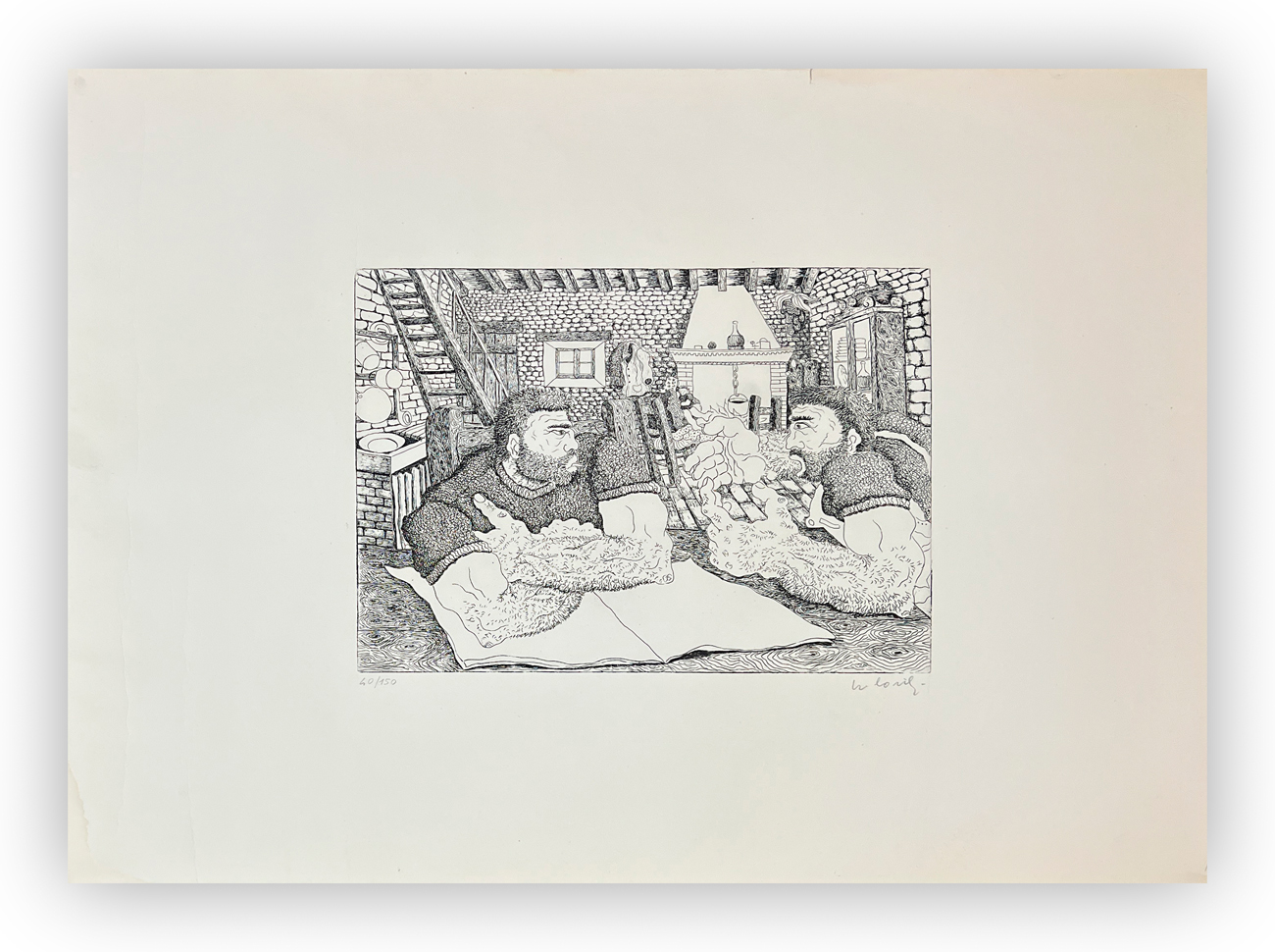 AUTORE INDECIFRATO - Senza Titolo